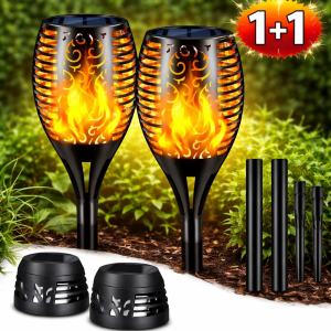 Napelemes LED fáklya - 33 LED 1+1db